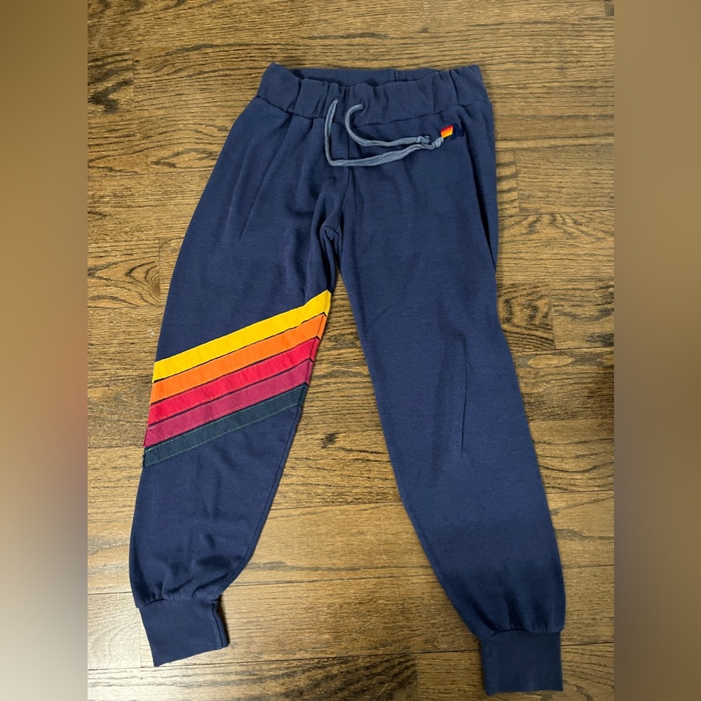 aviator nation sweatpants that look brand new. worn lightly